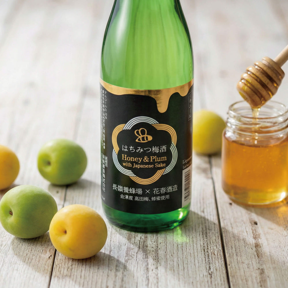 Honey plum wine 720ml – Hanaharu Sake Brewery online shop for