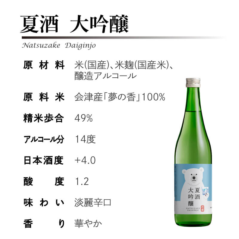 Summer sake Daiginjo