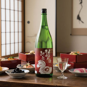 数量限定・2026干支】純米吟醸 新春ラベル「午」 1800ml 【うま】– お